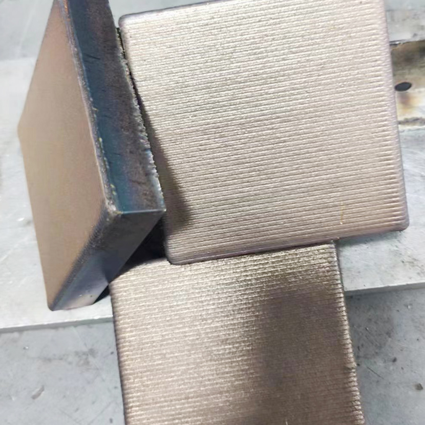 铁板表面熔覆铜合金 厚度3MM